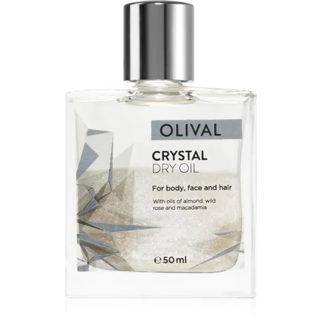 Olival Crystal Dry Oil Mitmeotstarbeline sädelusega kuivõli näole, kehale ja juustele 50 ml