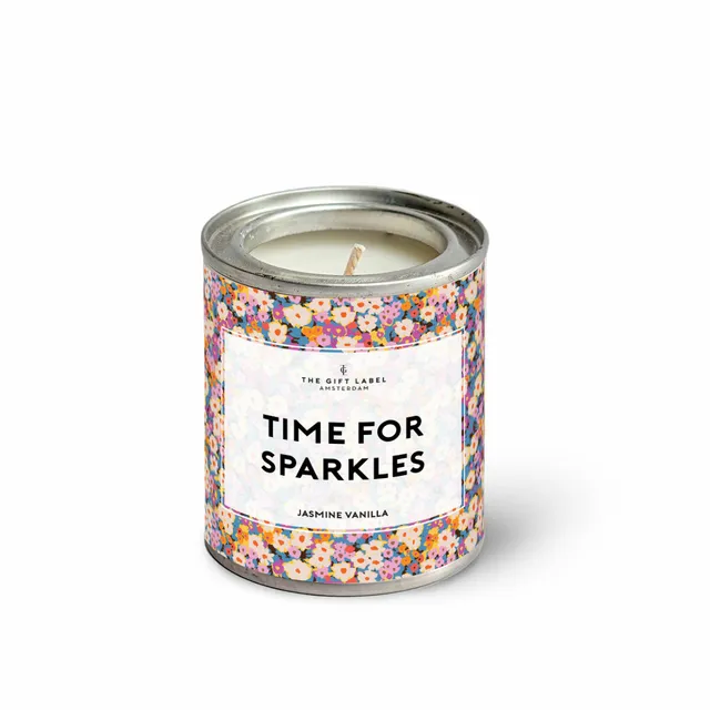 The Gift Label Candletin -Time For Sparkles SS25 - Jasmine Vanilla