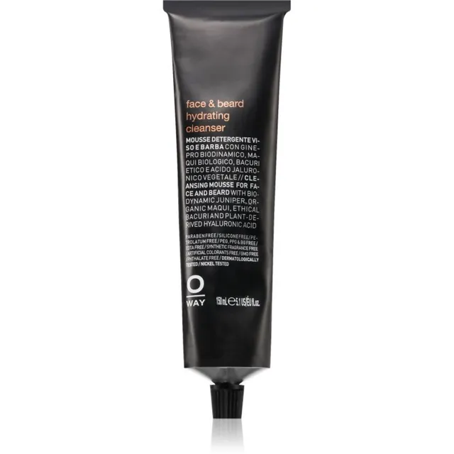 Oway Face & Beard Puhastav vaht näole ja habemele 150 ml