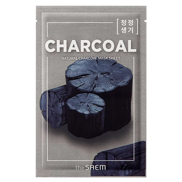 THE SAEM Natural Charcoal Sheet Mask 21ml