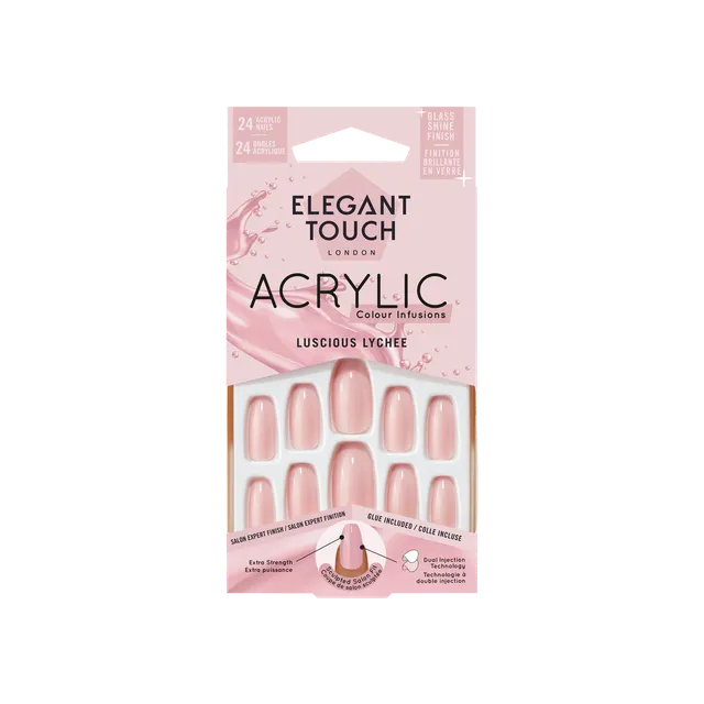 Elegant Touch Colour Acrylics Lucious Lychee