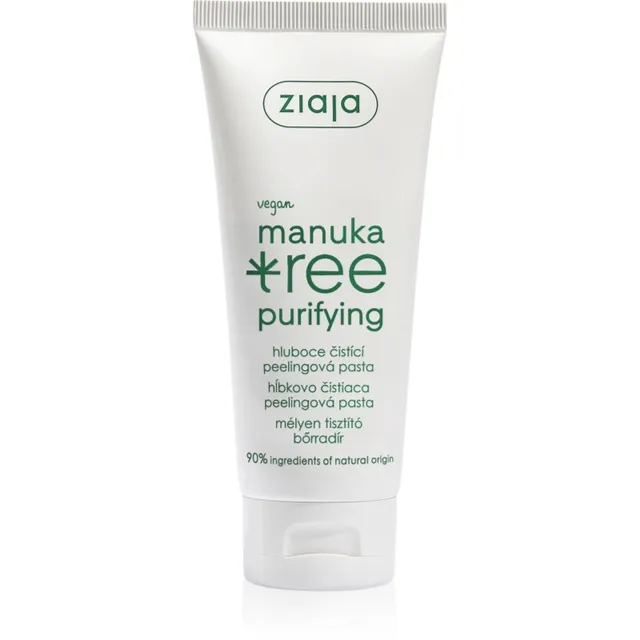 Ziaja Manuka Tree Purifying Puhastav koorimispasta normaalsele kuni rasusele nahale 75 ml