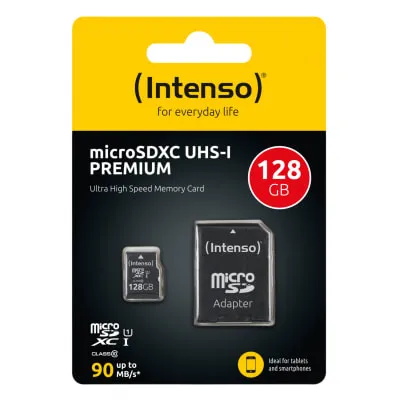 Mälukaart Intenso microSD Premium 128GB