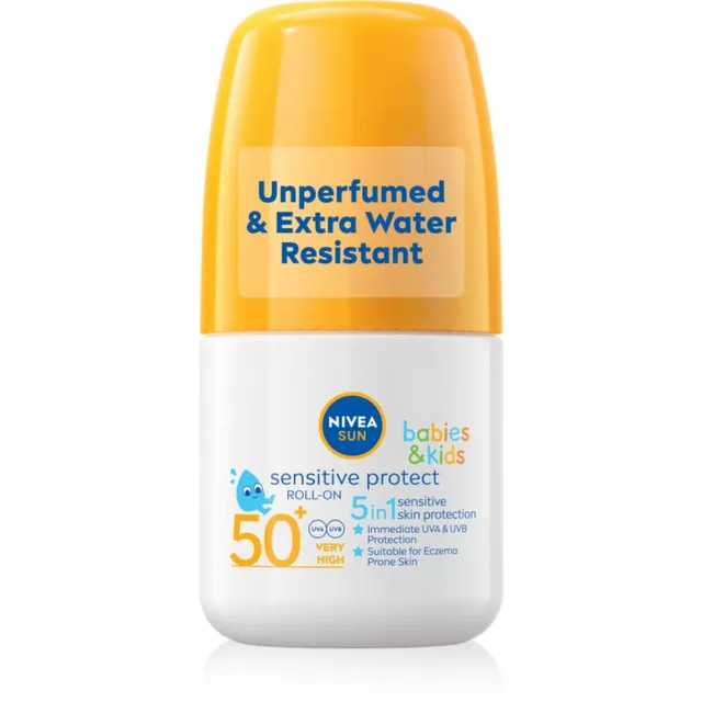 NIVEA SUN Babies & Kids Päevituslosjoon lastele rulldeodorant / rullik SPF 50+ 50 ml