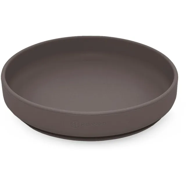 Petite&Mars Take&Match Silicone Plate taldrik iminapaga Bitter Cocoa 6m+ 1 tk