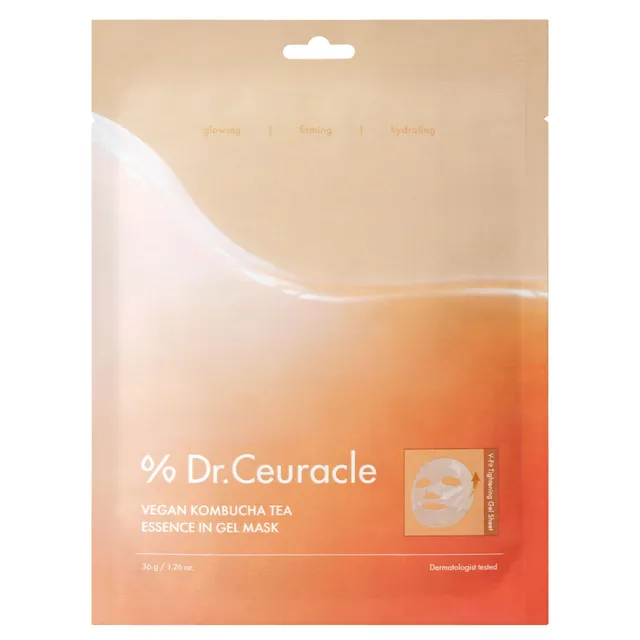 DR. CEURACLE Vegan Kombucha Tea Essence In Gel Sheet Mask 36g
