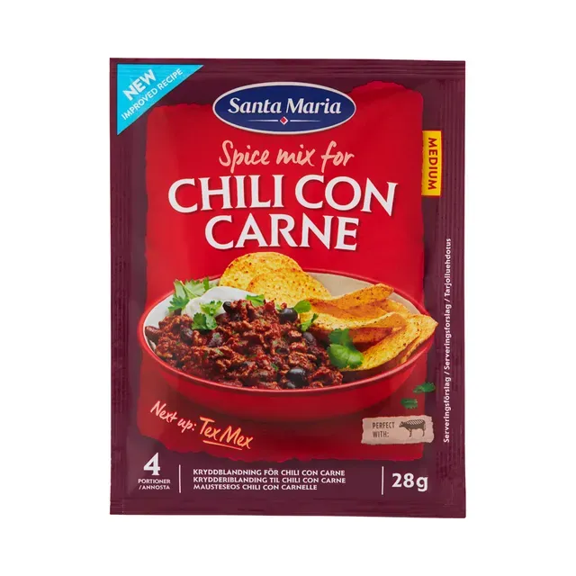 Chili con Carne maitseainesegu, SANTA MARIA, 28 g