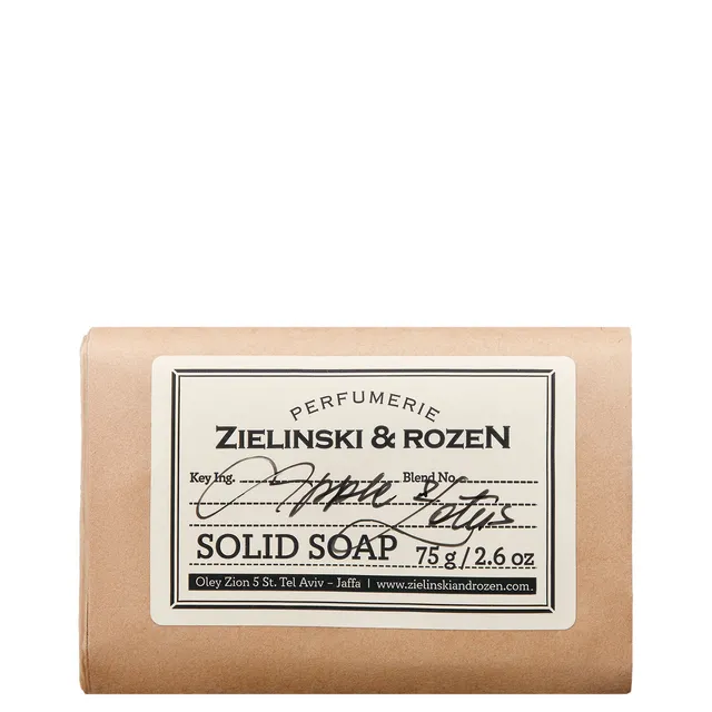 ZIELINSKI & ROZEN Apple, Lotus Solid Soap 75g
