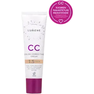 Lumene jumestuskreem CC Color Correcting 1.5 Fair