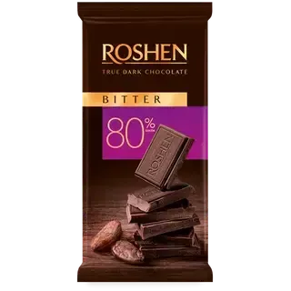 Roshen tume šokolaad Bitter 80% 85g