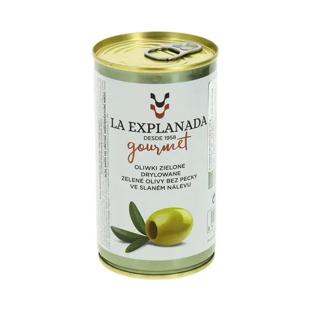 Rohelised oliivid kivideta Manzilla, EXPLANADA GOURMET, 370 ml