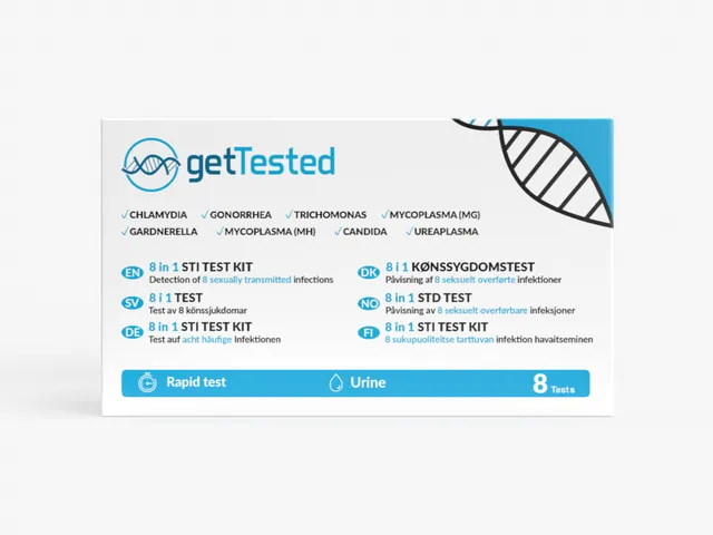 GETTESTED KIIRTEST 8 SUGUHAIGUSE TUVASTAMISEKS (8IN1) N1