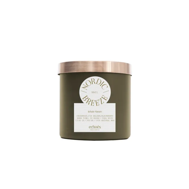 Echoés Dual Wick Natural Candle