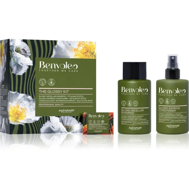 Alfaparf Milano Benvoleo Glossy Kinkekomplekt säravate ja pehmete juuste jaoks