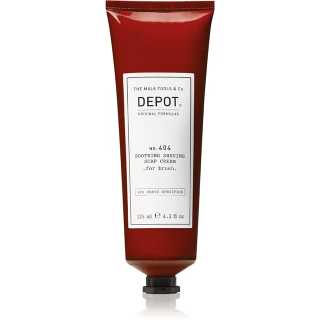 DEPOT 400 SHAVE SPECIFICS O. 404 SOOTHING SHAVING SOAP CREAM .for brush. Rahustav kreem raseerimiseks for brush 125 ml