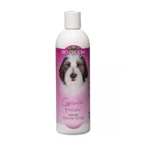Bio Groom Groom`n Fresh Cream Rinse kuivale ja kahjustatud karvale E-vitamiiniga palsam koertele ja kassidele 355ml