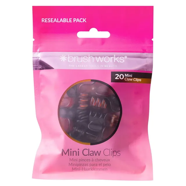 BRUSHWORKS Mini Claw Clips 20pcs