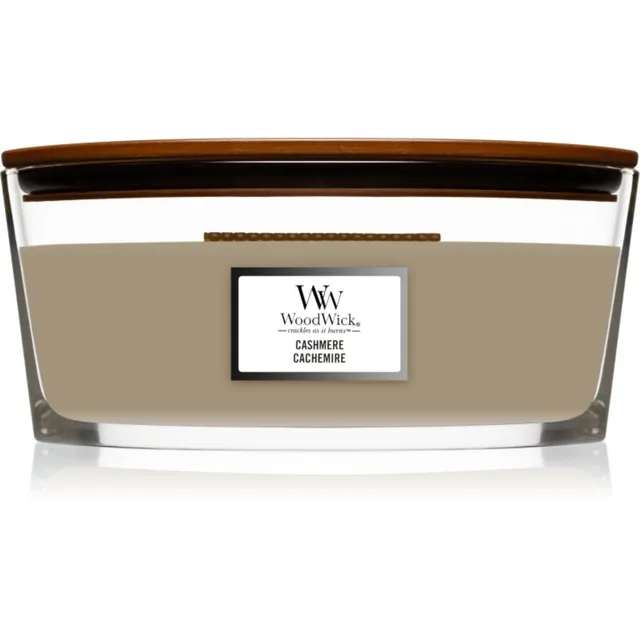 Woodwick Cashmere lõhnaküünal puidust taht (hearthwick) 453.6 g