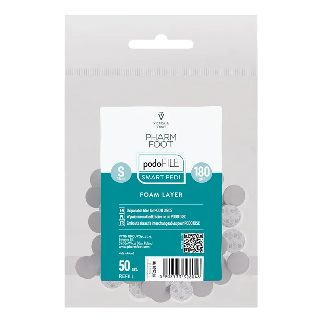 Pharm Foot Podo Disc S disposable files Foam Layer Refill