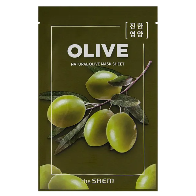 THE SAEM Natural Olive Sheet Mask 21ml