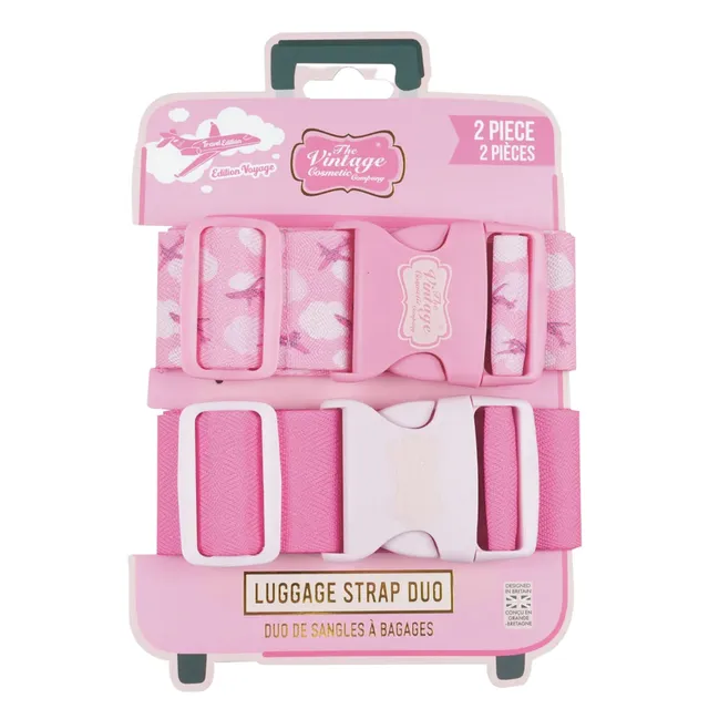 THE VINTAGE COSMETIC Luggage Strap 2pcs