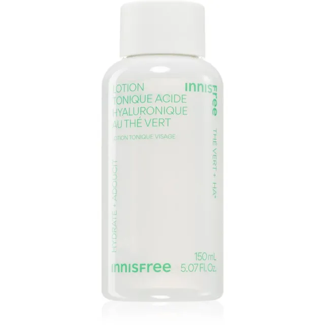 innisfree Green Tea Hyaluronic Toner Niisutav nahatoonik nahabarjääri tugevdamiseks 150 ml