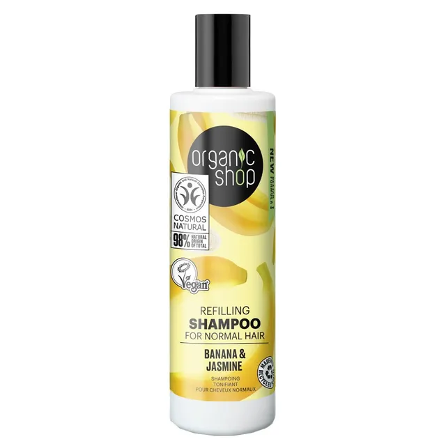 ORGANIC SHOP Banana & Jasmine Refilling Shampoo 280ml