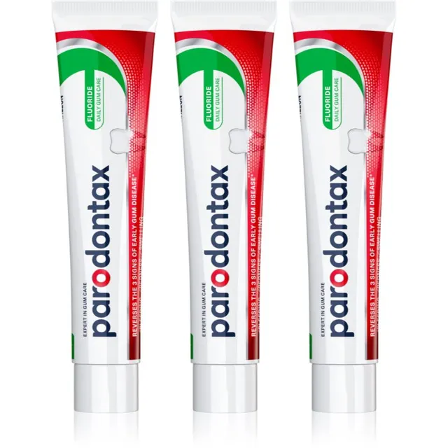 Parodontax Fluoride Hambapasta hammaste veritsemise vastu 3x75 ml
