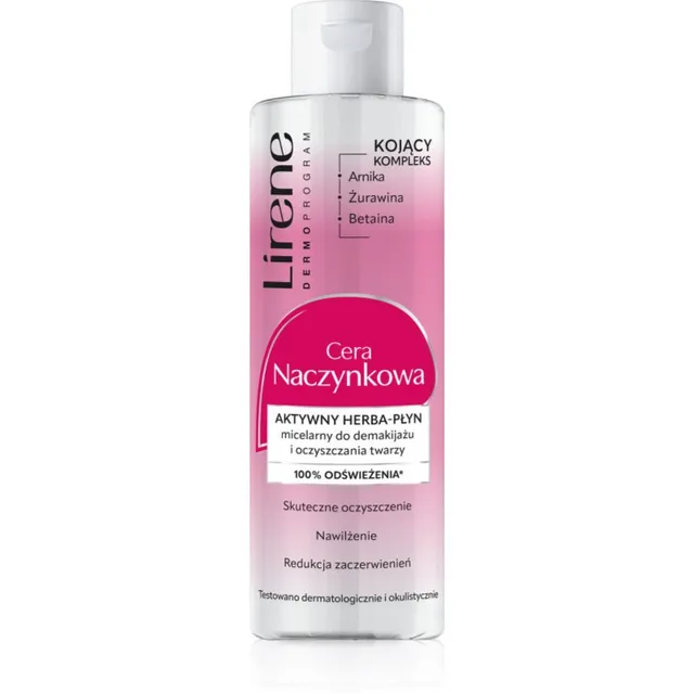 Lirene Redness Mitsellaarne puhastusvesi tundlikule ja punetavale nahale 200 ml
