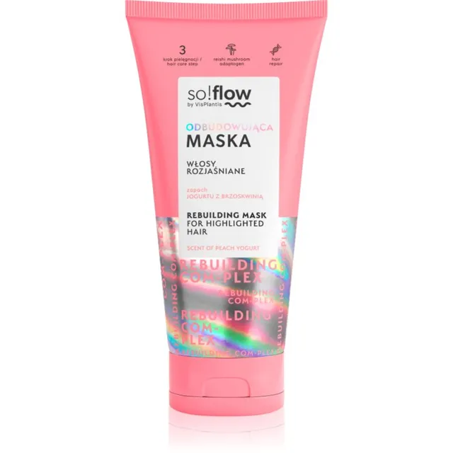so!flow Rebuilding Com-Plex Mask For Highlighted Hair Taastav juuksemask pleegitatud juustele 200 ml