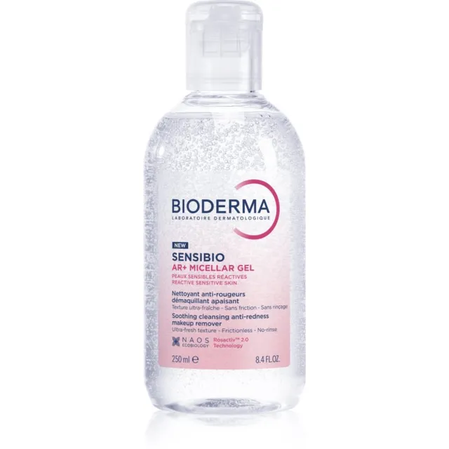 Bioderma Sensibio AR+ Puhastav mitsellaargeel tundlikule, punetama kippuvale nahale 250 ml