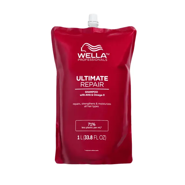 Wella Professionals Ultimate Repair Shampoo Tugevdav šampoon kahjustatud juustele 1000 ml