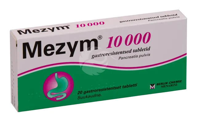 MEZYM 10 000 GASTRORESIST TBL 10000ÜHIK+7500ÜHIK+375ÜHIK N20