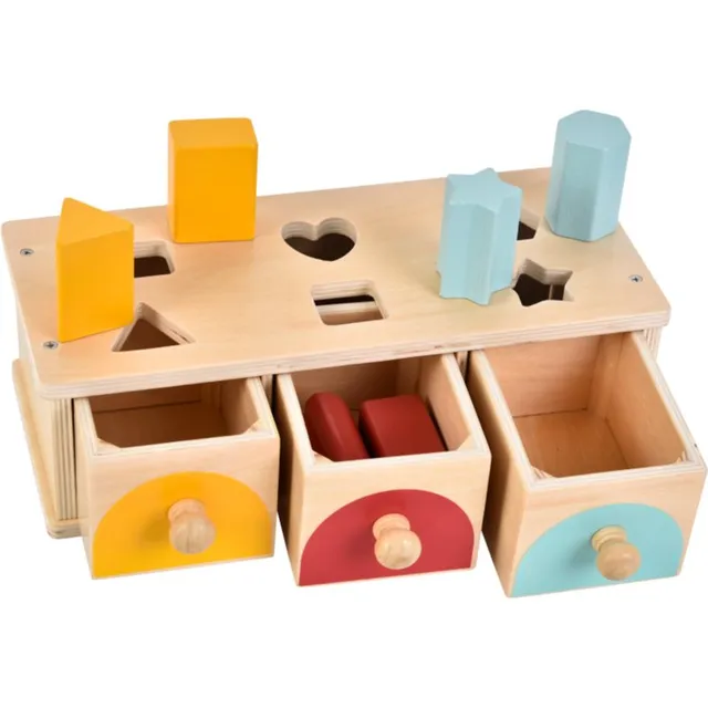 2Kids Toys Shape Sorting Box aktiveeriv mänguasi 12m+ 10 tk