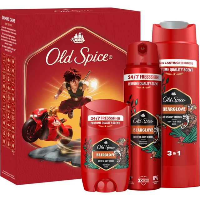 Old Spice Bearglove Anime Kinkekomplekt meestele