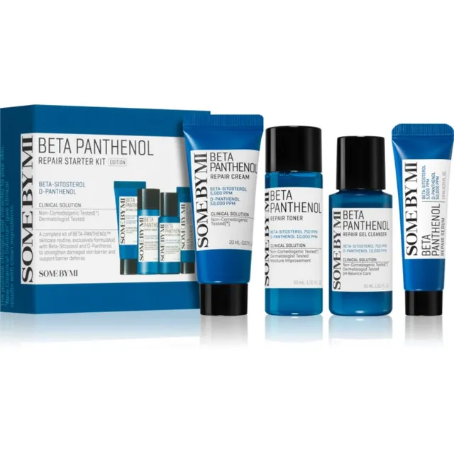 Some By Mi Beta Panthenol Repair Starter Kit komplekt tundliku naha rahustamiseks ja tugevdamiseks
