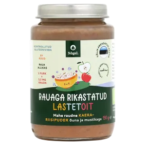 Nogel 6K Mahe kaera-riisipude rauaga190g