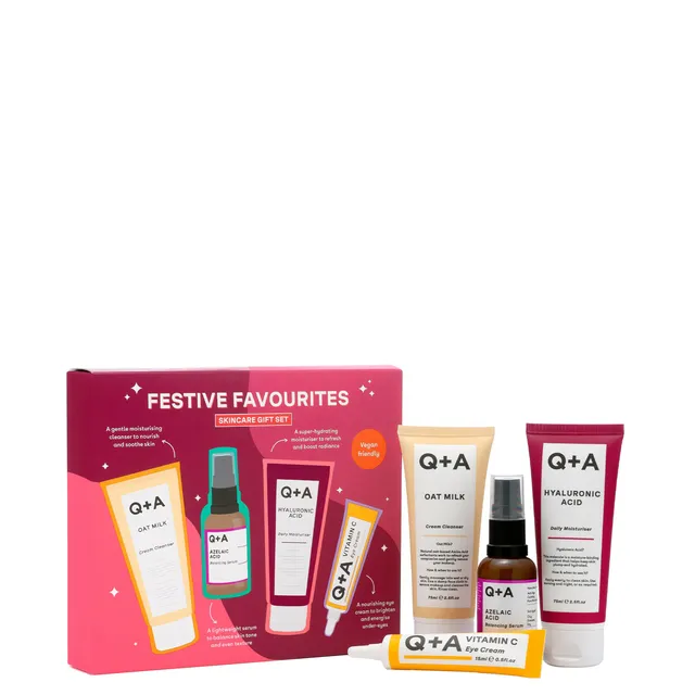 Q+A Festive Favourites Skincare komplekt