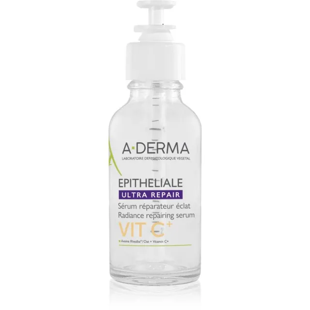 A-Derma Epitheliale Ultra Repair VIT C+ Radiance Repairing Serum Taastav ja kirgastav seerum C-vitamiiniga 30 ml