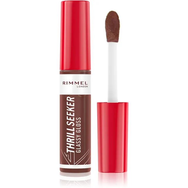 Rimmel Thrill Seeker Glassy Gloss Täidlasemaks muutev huuleläige varjund 800 Chocolate Glaze 10 ml