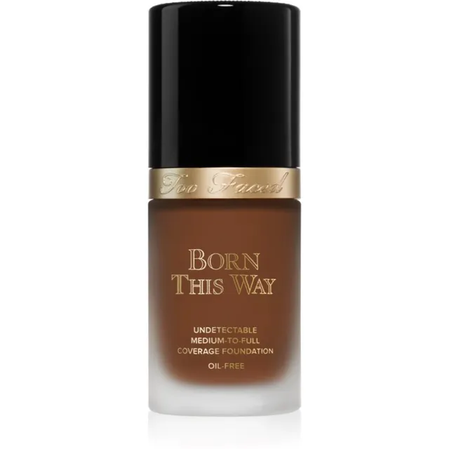 Too Faced Born This Way Flawless Coverage Natural Finish Foundation Väga hea katvusega jumestuskreem loomuliku ilme andmiseks varjund Cocoa 30 ml