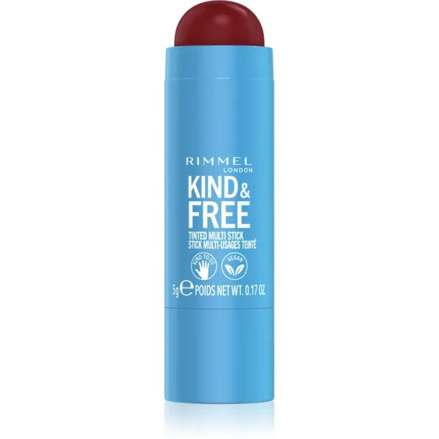 Rimmel Kind & Free multifunktsionaalne meik silmade, huulte ja näole varjund 005 Berry Sweet 5 g