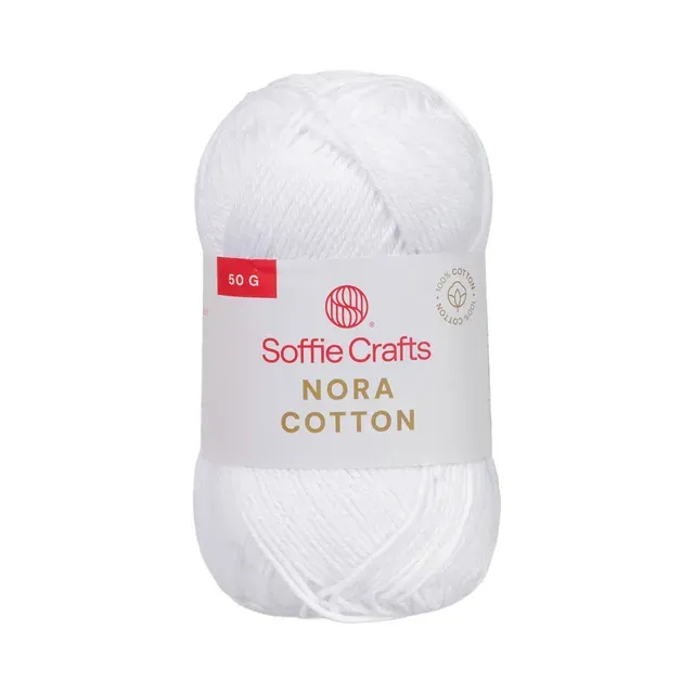 Lõng Nora Cotton, SOFFIE CRAFTS, 50 g