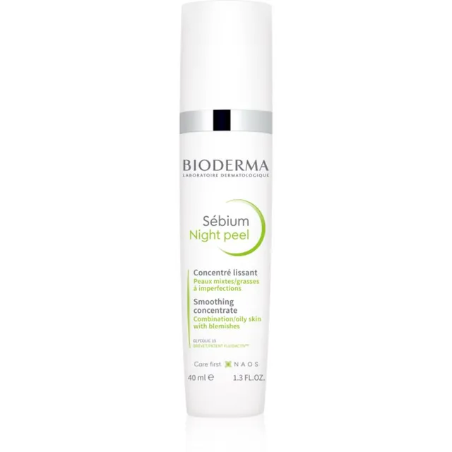 Bioderma Sébium Night Peel Tasandav koorimisseerum nahadefektide hoolduseks 40 ml