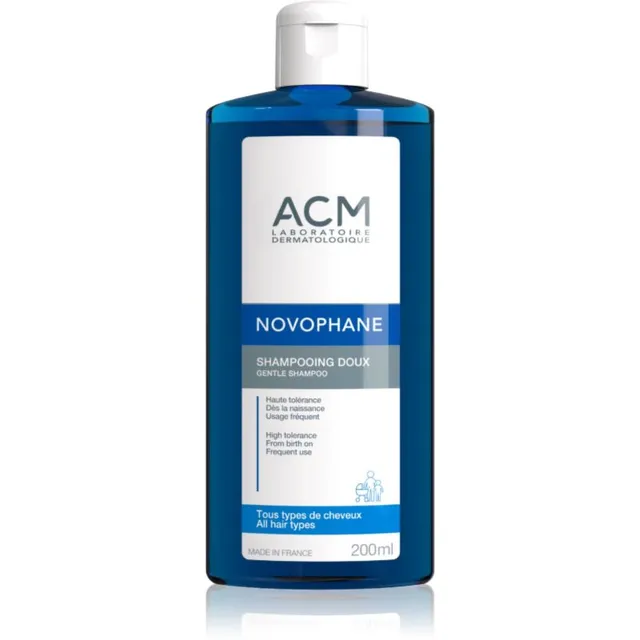 ACM Novophane Gentle Shampoo Eriti õrn šampoon kõigile juuksetüüpidele 200 ml