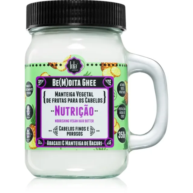 Lola Cosmetics BE(M)DITA GHEE NUTRIÇÃO Toitev juuksemask 350 g