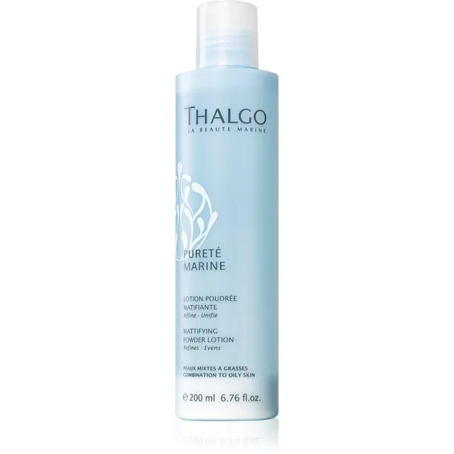 Thalgo Pureté Marine Mattifying Powder Lotion Matistav hooldus rasusele ja kombineeritud nahale 200 ml