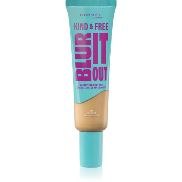 Rimmel Kind & Free Blur It Out Kerge tooniv niisutaja varjund 250 Sun Beige 30 ml