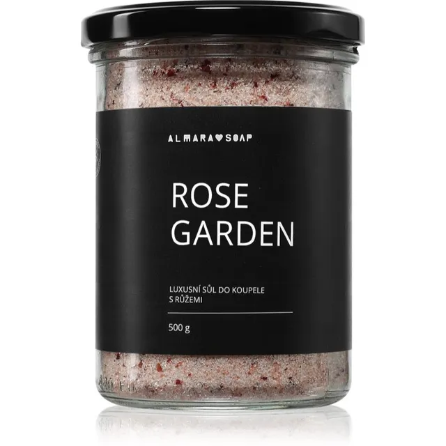 Almara Soap Bath Salt Lõõgastav vannisool lõhn Rose Garden 450 g