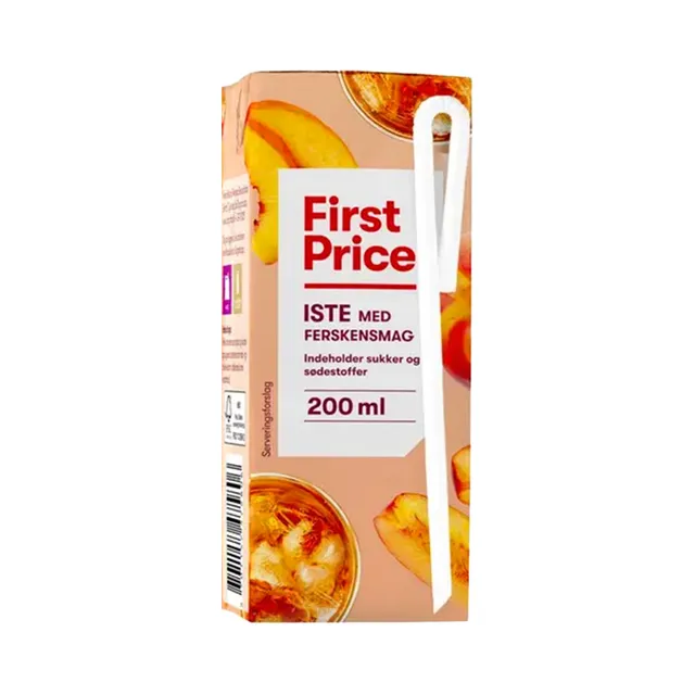 Jäätee virsiku, FIRST PRICE, 200 ml